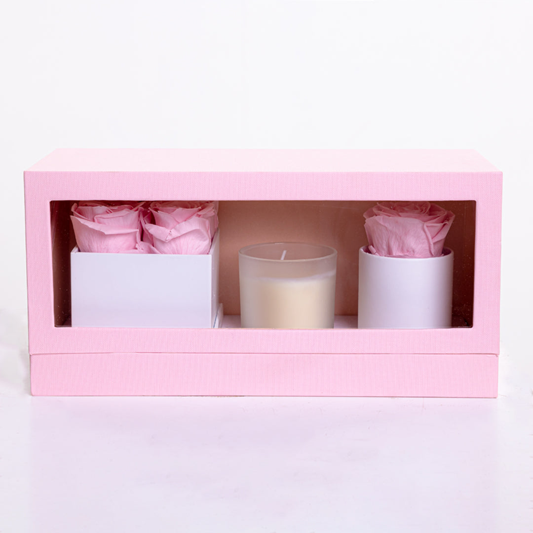 Laura Candle Set – Pink
