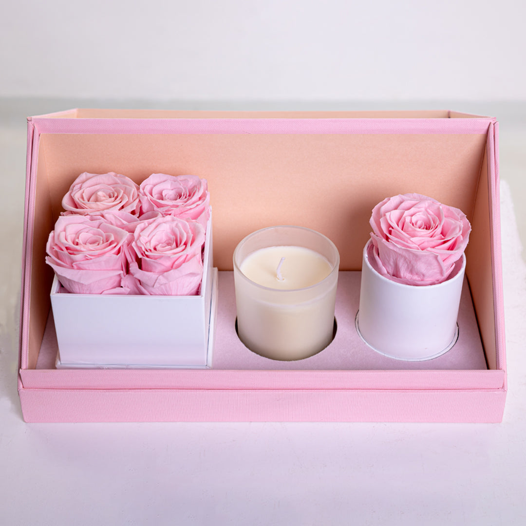 Laura Candle Set – Pink
