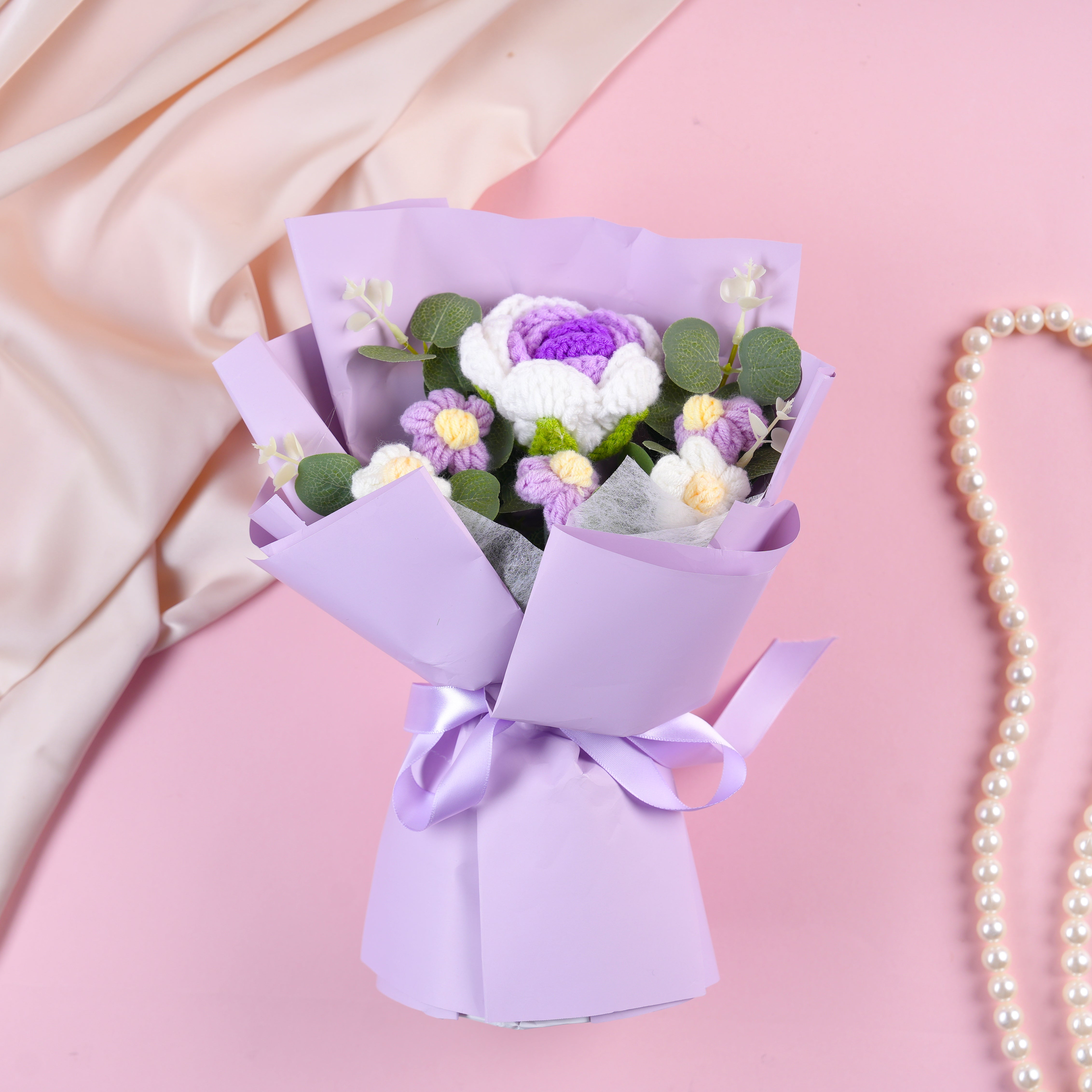 [Crochet] Sophia – 1 Purple Rose