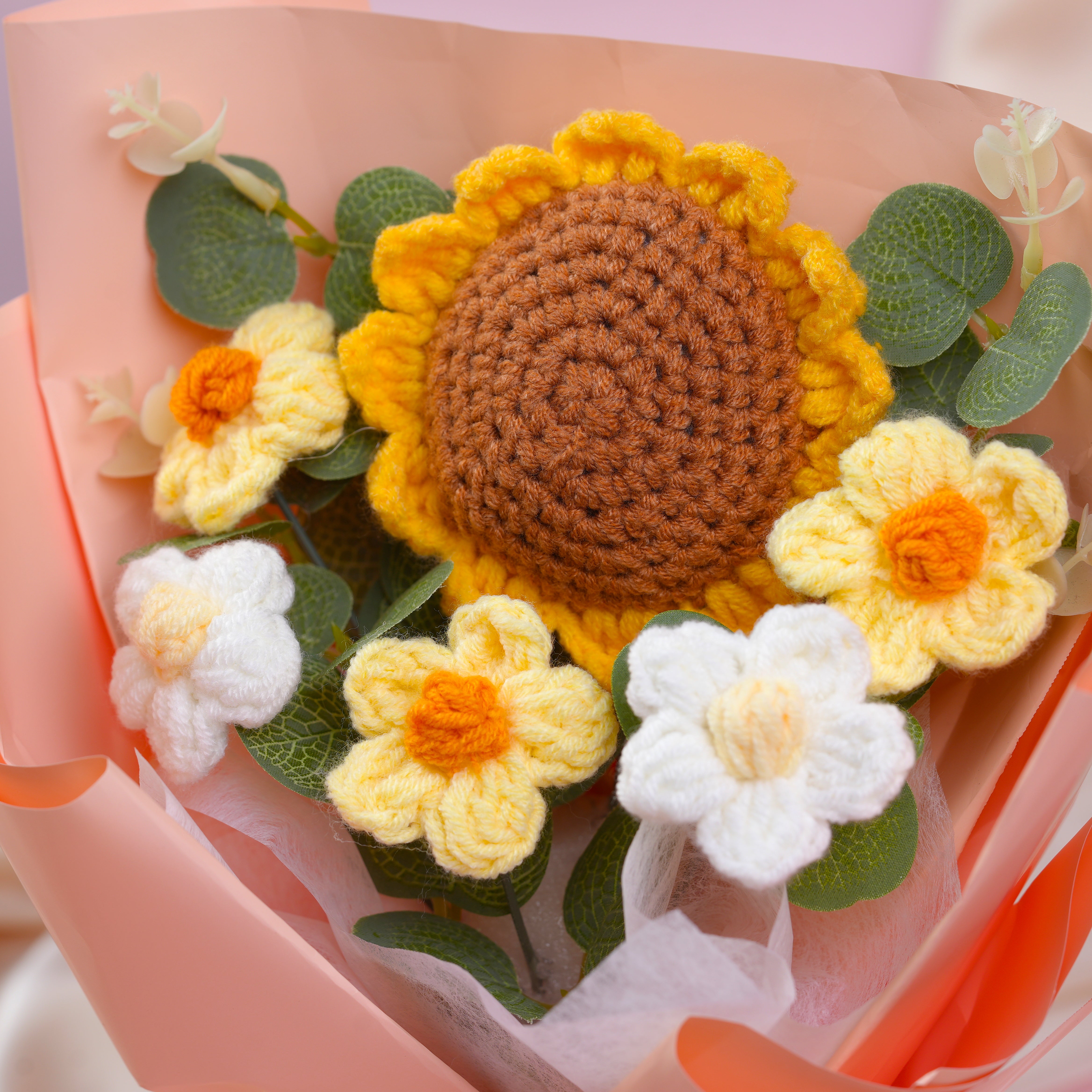 [Crochet] Sunshine – 1 Sunflower