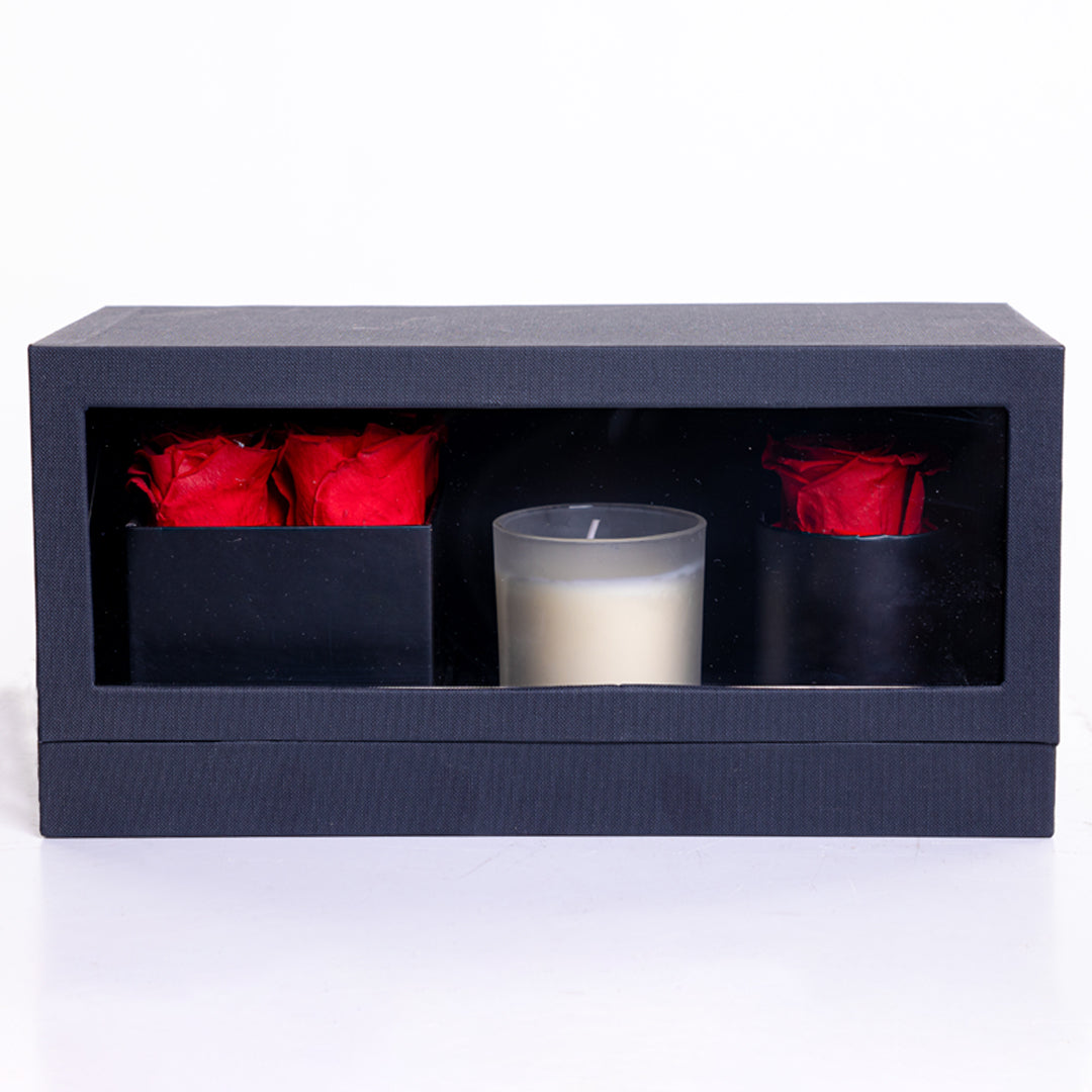 Laura Candle Set – Red