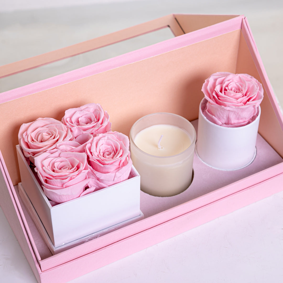 Laura Candle Set – Pink