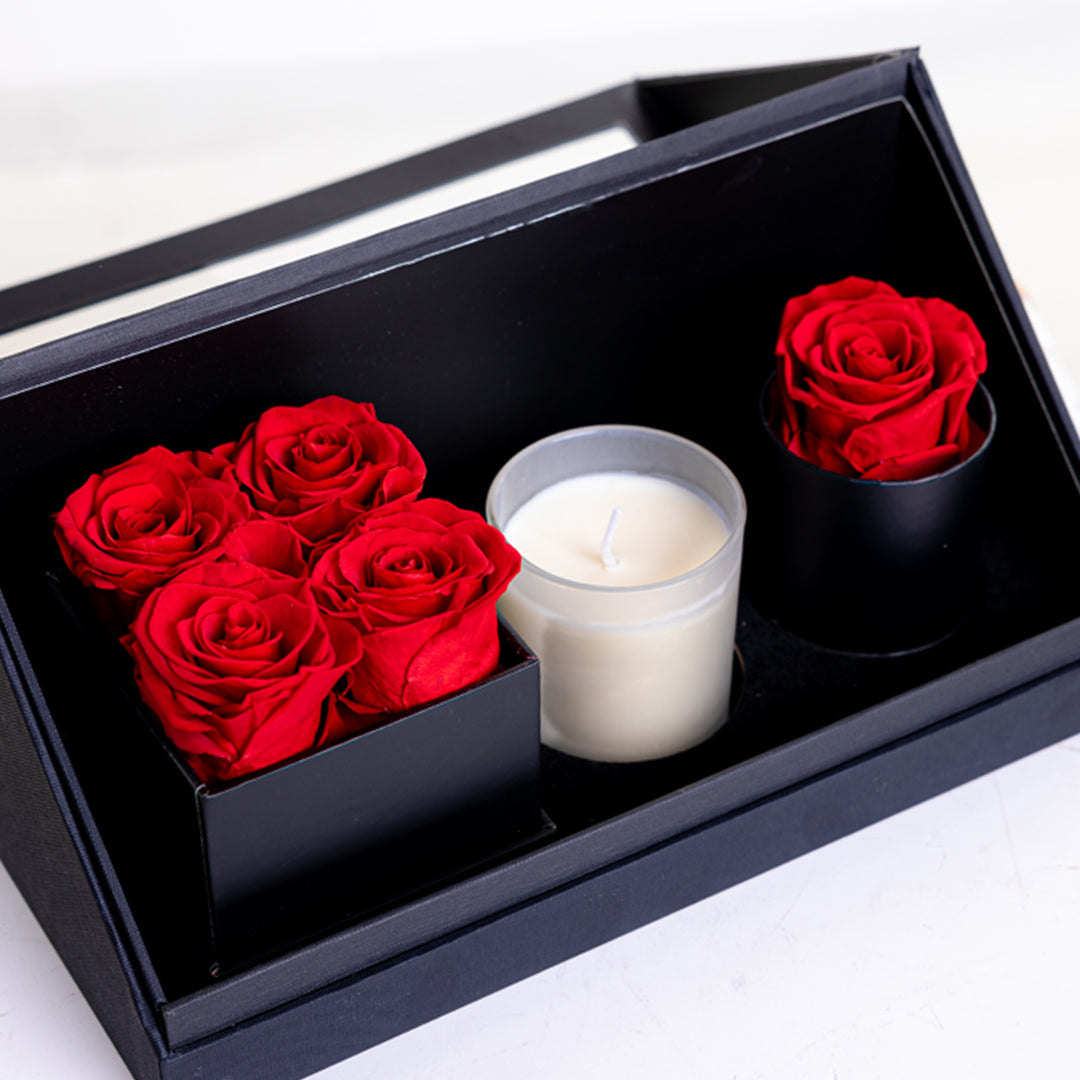 Laura Candle Set – Red