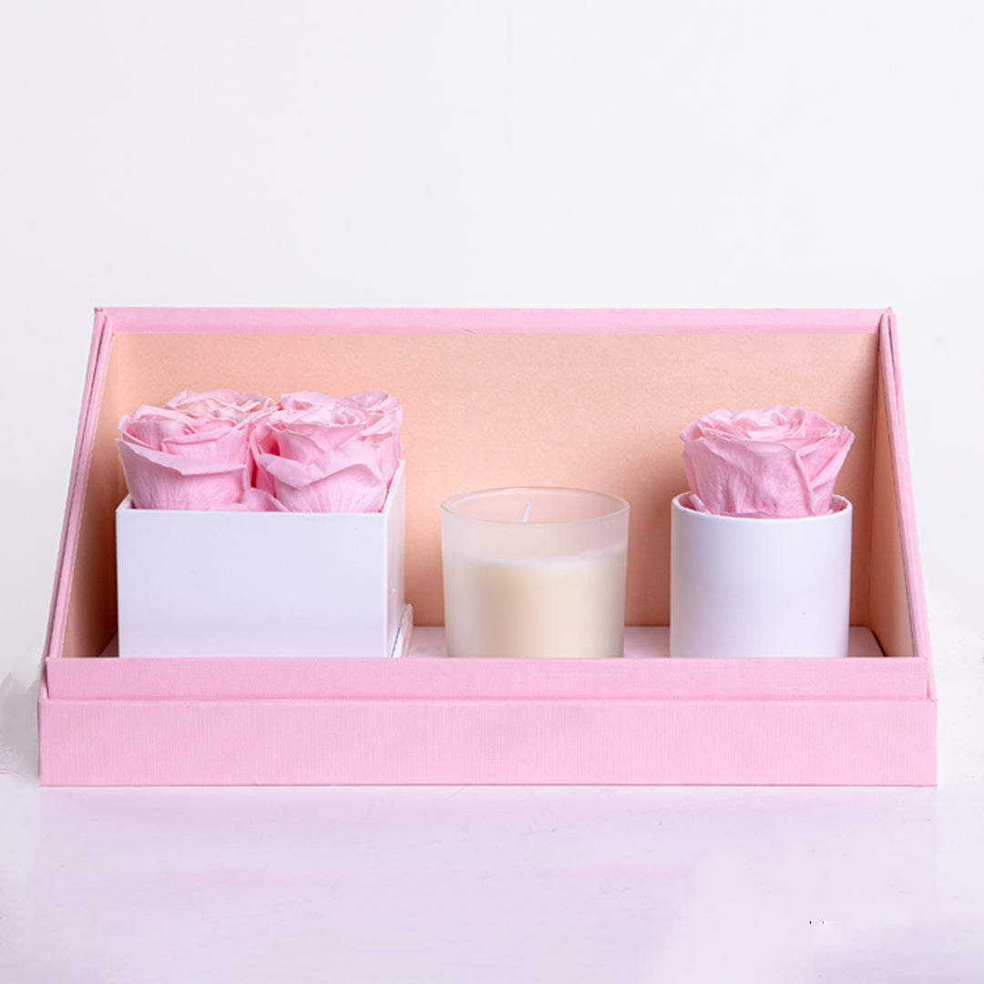 Laura Candle Set – Pink