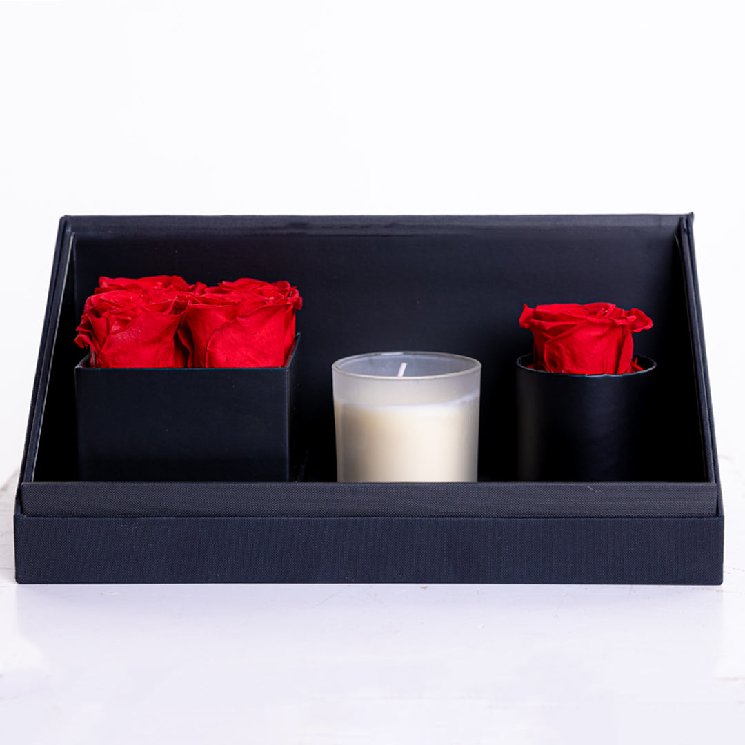 Laura Candle Set – Red