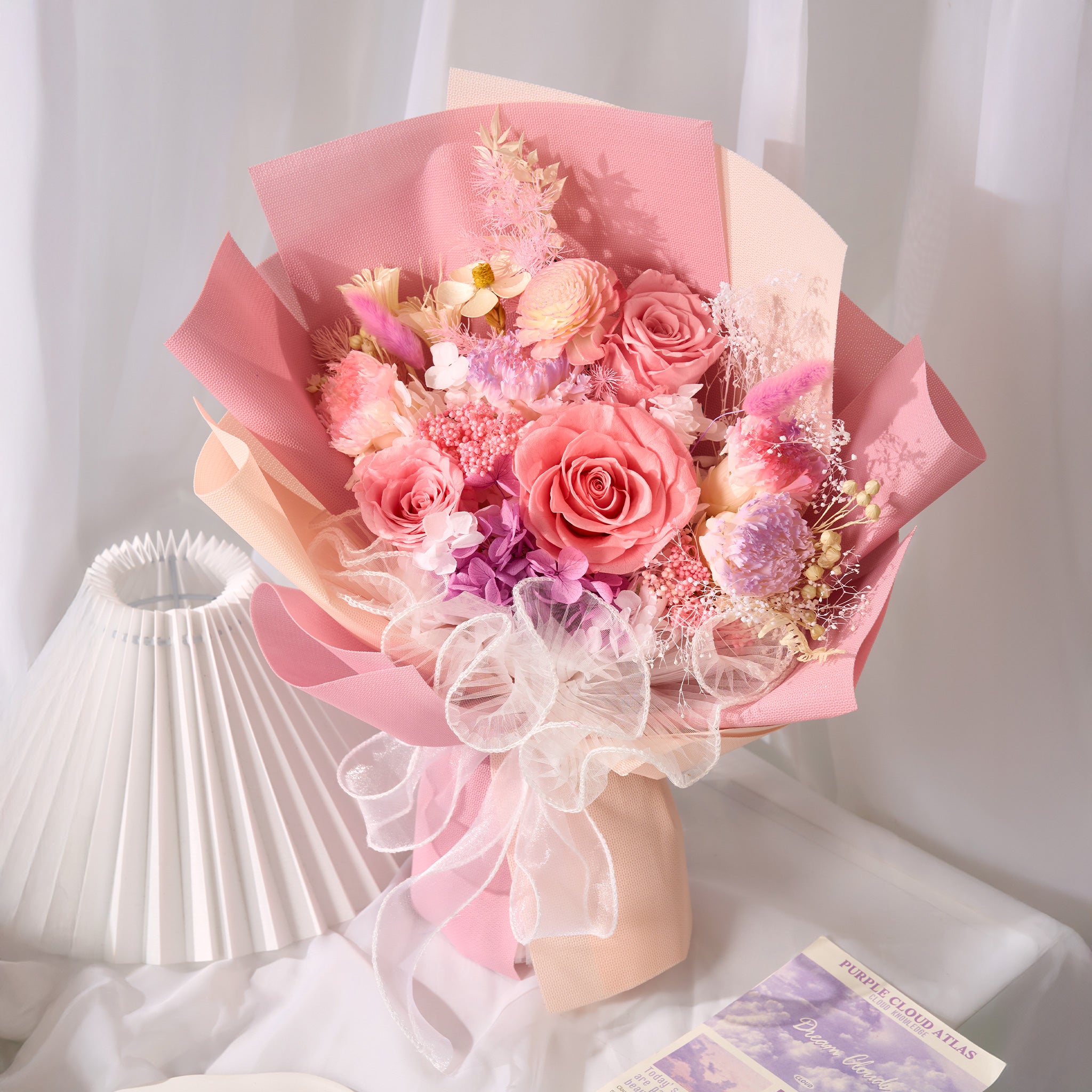 Clara (3 Roses and 4 Carnations)