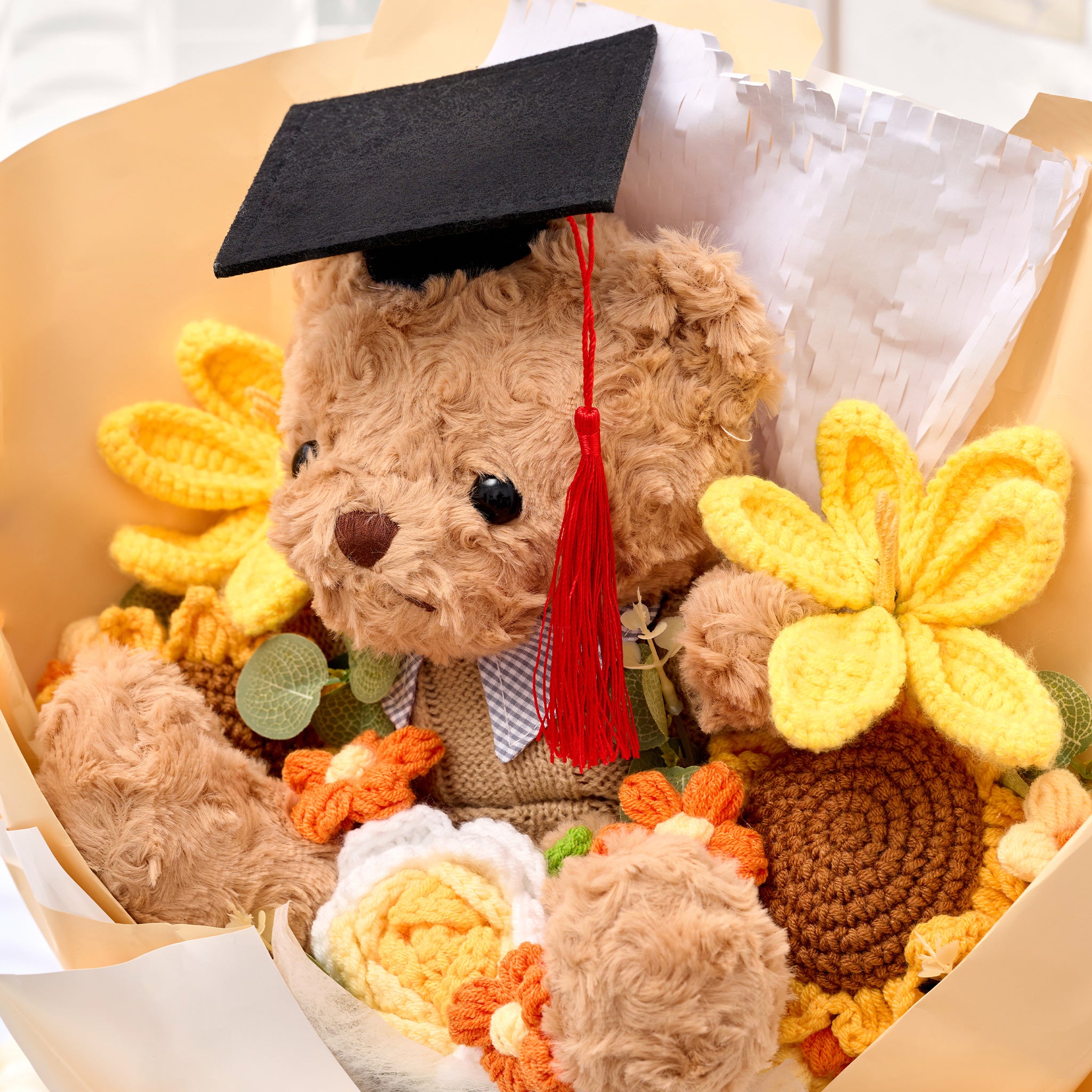 [Crochet] Graduate Teddy Graduation Bouquet