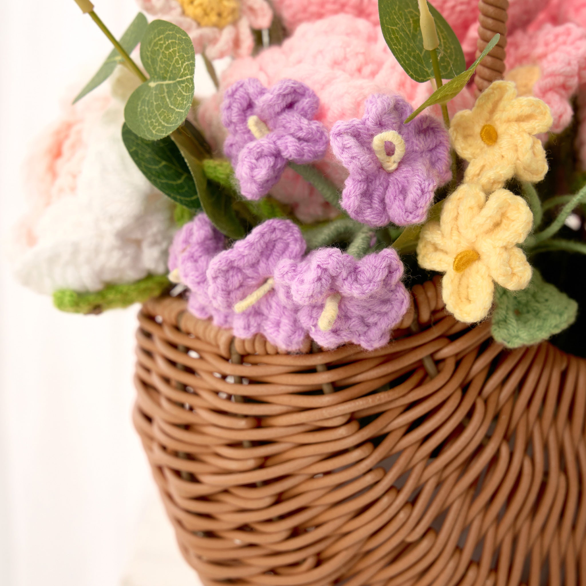 [Crochet] Meadow Basket – Blush