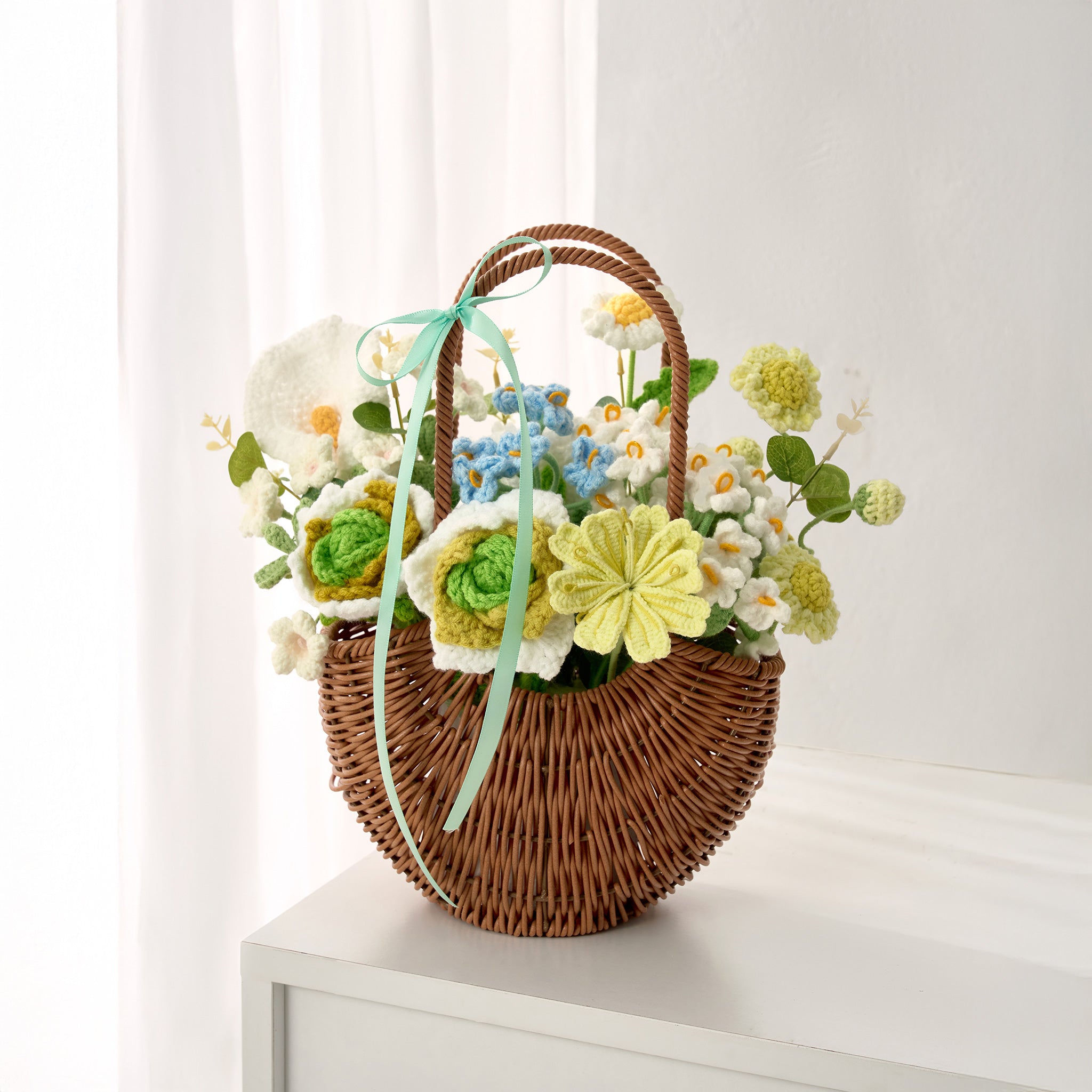 [Crochet] Meadow Basket – Spring