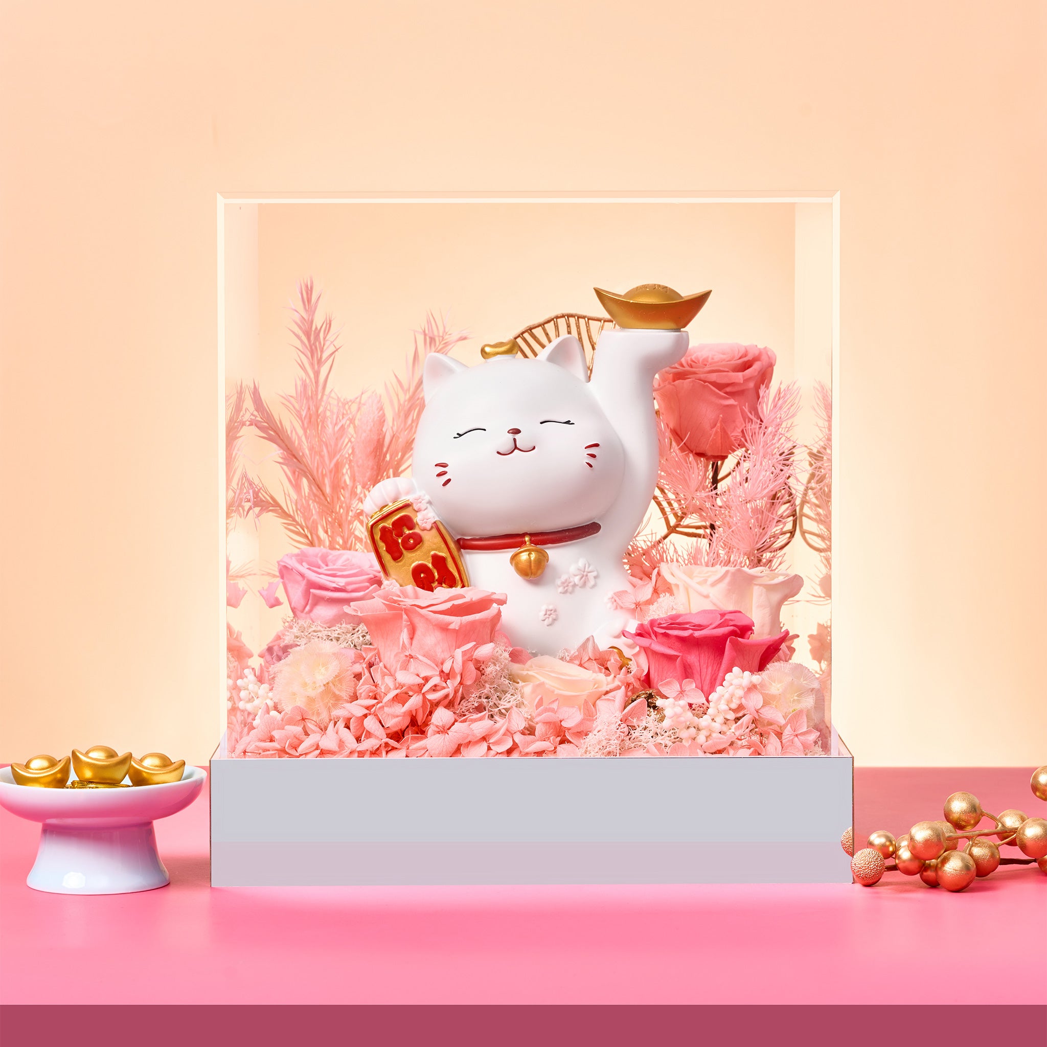Lillian Fortune Cat – Pink