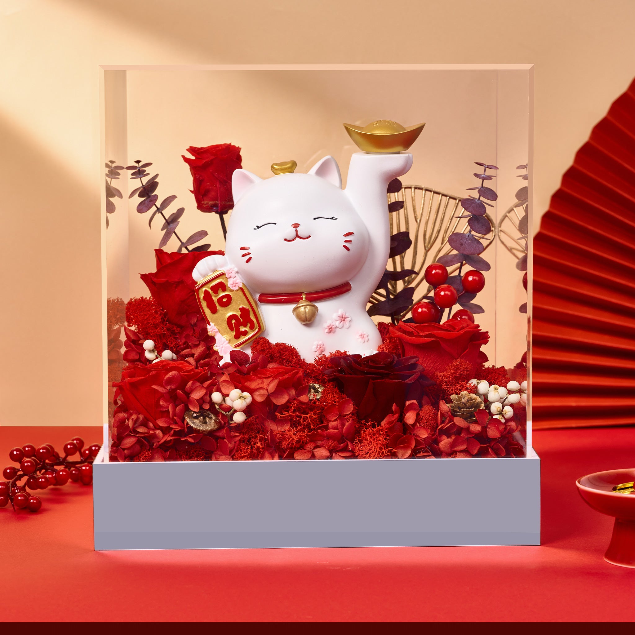 Lillian Fortune Cat – Red