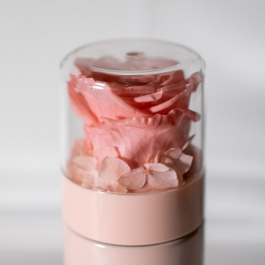 Preserved Rose Thermal Flask – Pink (Pink Bottle)